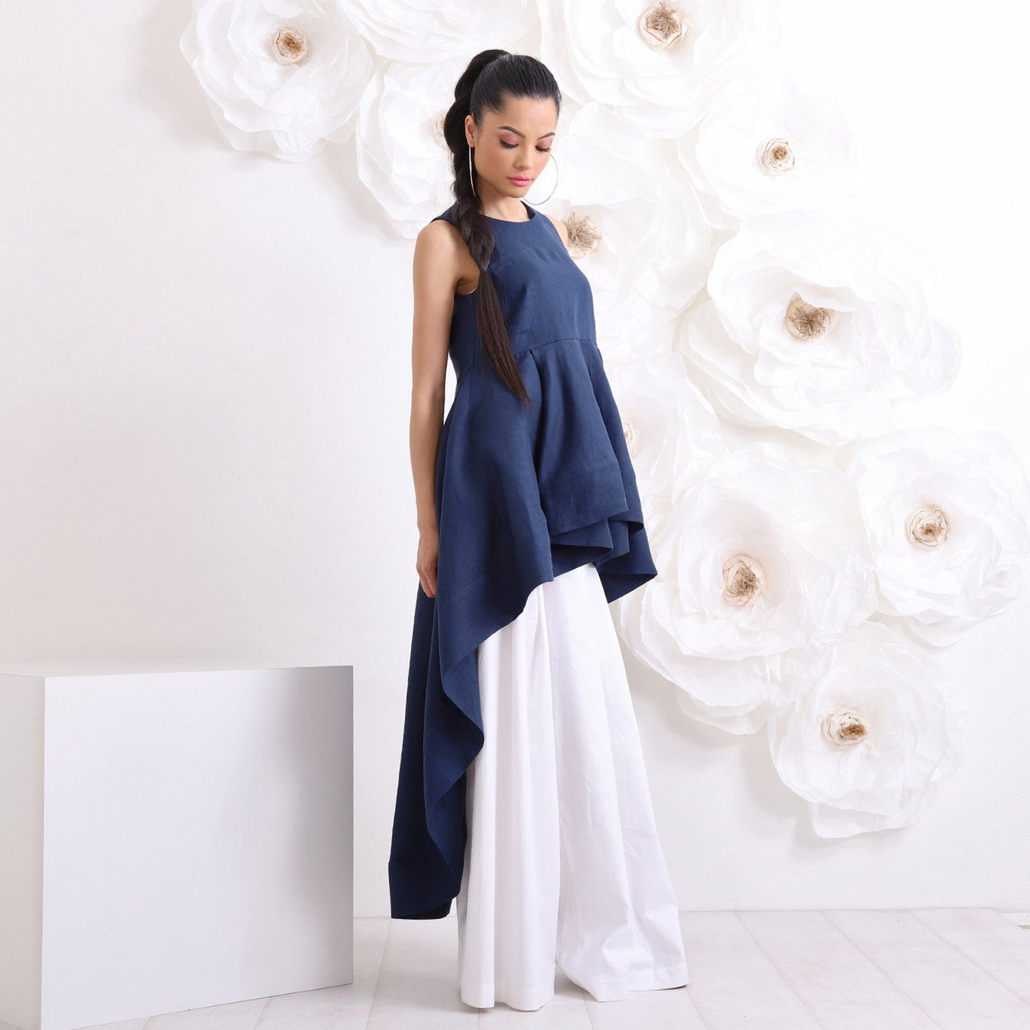 Breezy Tunic Top & Plazo Set – Elegant Summer Comfort