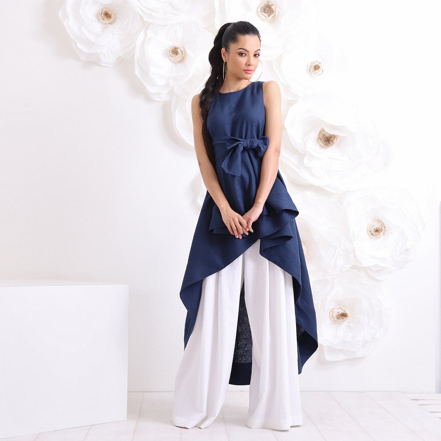 Breezy Tunic Top & Plazo Set – Elegant Summer Comfort