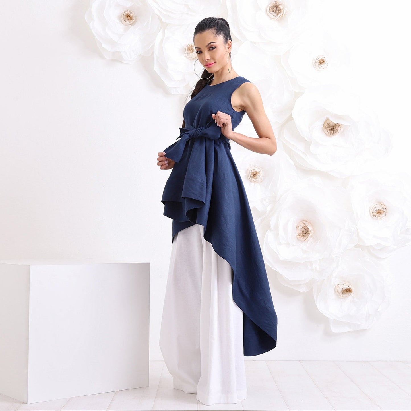Breezy Tunic Top & Plazo Set – Elegant Summer Comfort