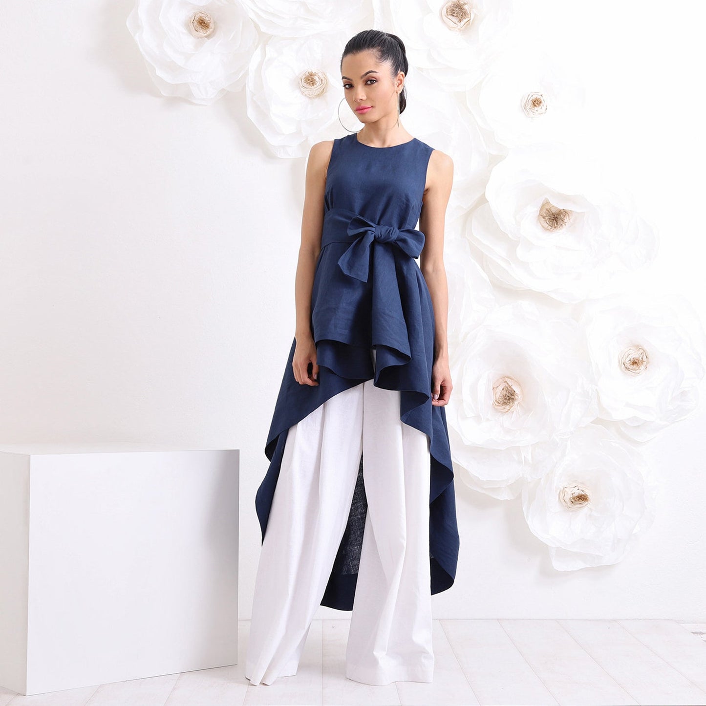 Breezy Tunic Top & Plazo Set – Elegant Summer Comfort